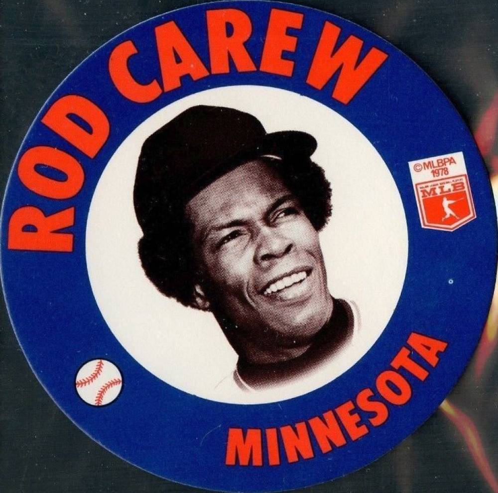1978 Papa Gino's Discs Rod Carew #35 Baseball Card