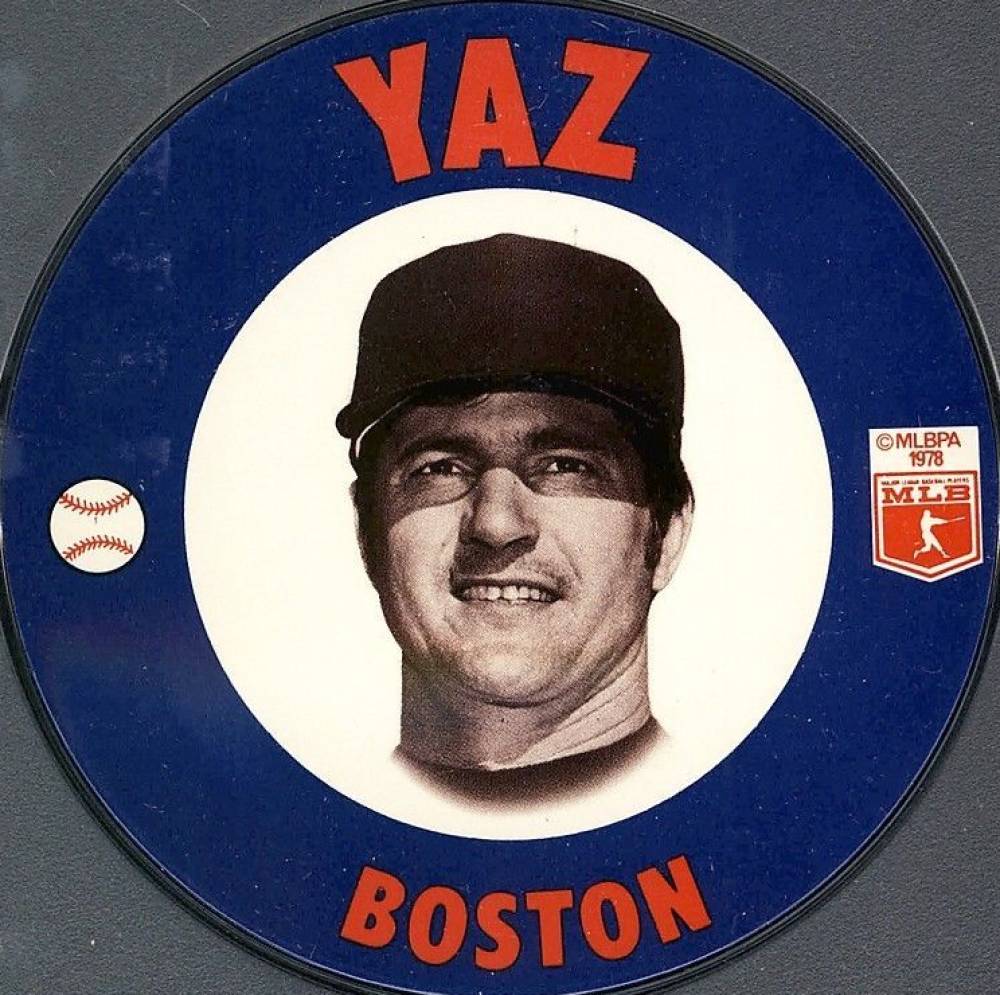 1978 Papa Gino's Discs Carl Yastrzemski #8 Baseball Card