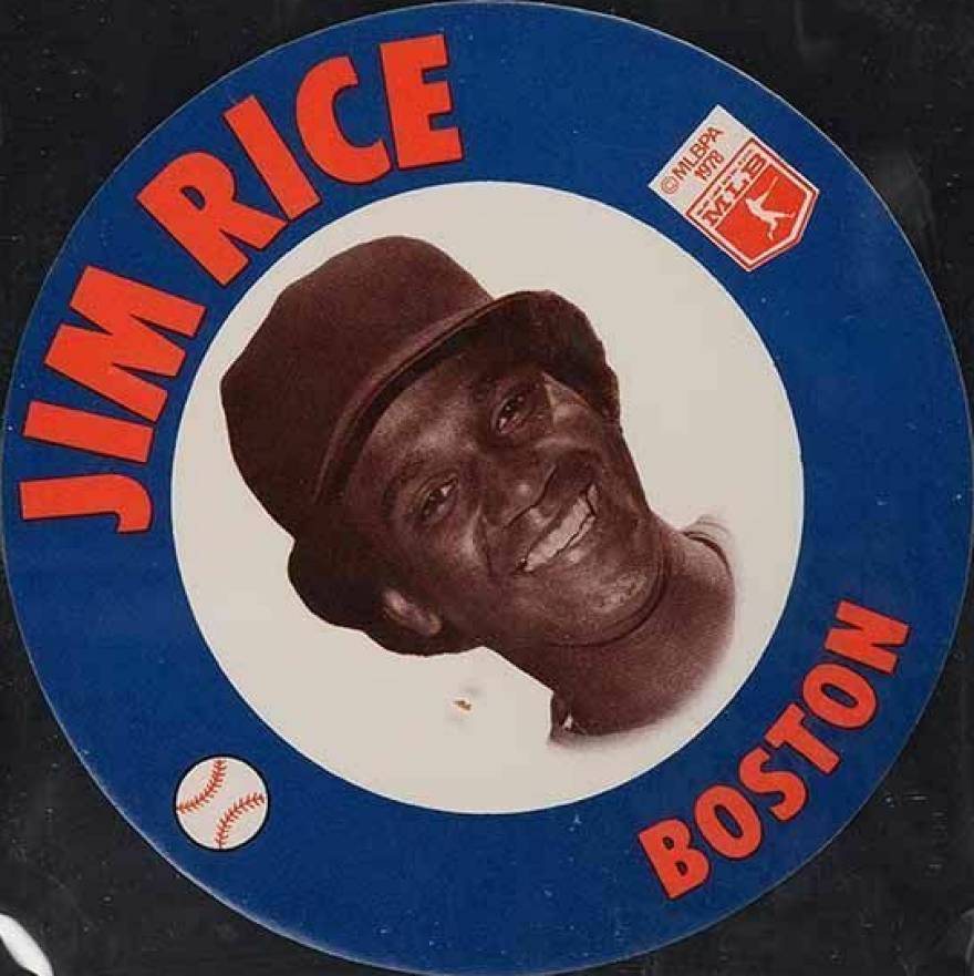 1978 Papa Gino's Discs Jim Rice #14 Baseball Card