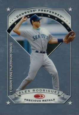 1997 Donruss Preferred Precious Metals Alex Rodriguez #15 Baseball Card