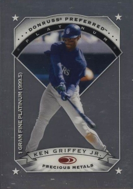 1997 Donruss Preferred Precious Metals Ken Griffey Jr. #2 Baseball Card
