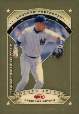 1997 Donruss Preferred Precious Metals Derek Jeter #21 Baseball Card