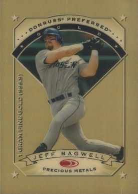 1997 Donruss Preferred Precious Metals Jeff Bagwell #13 Baseball Card