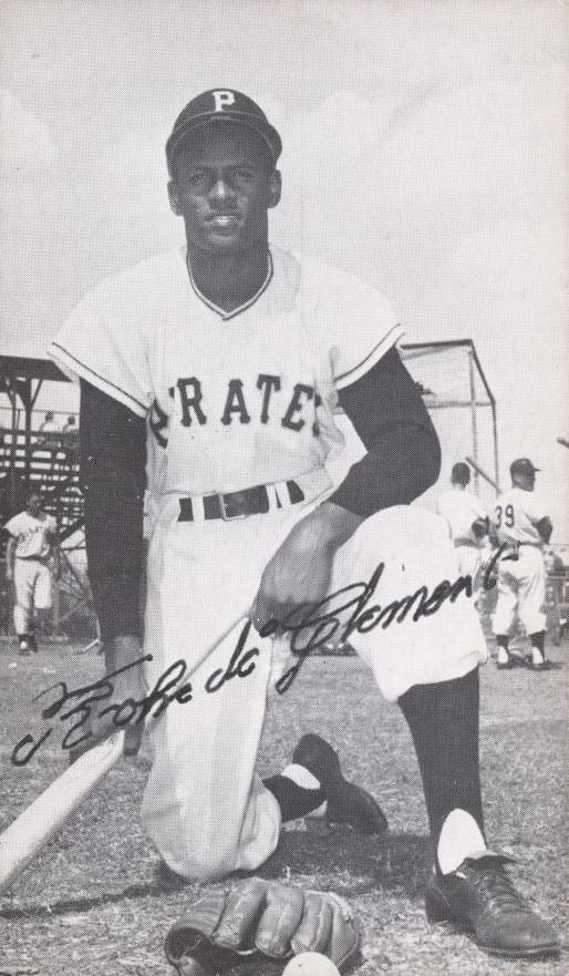1960 J.D. McCarthy Postcards Roberto Clemente # Baseball Card