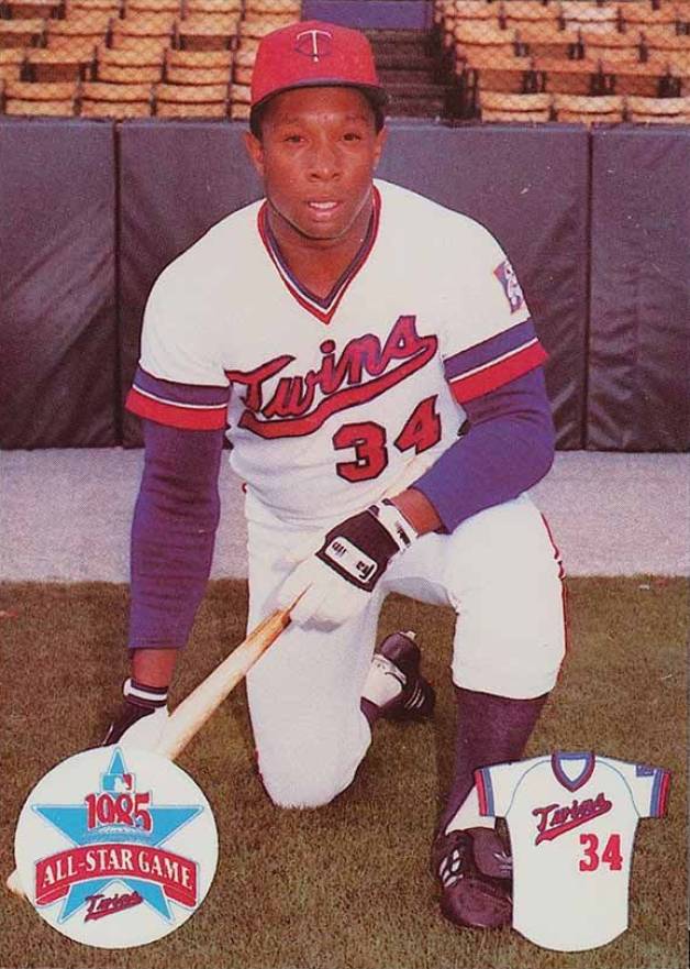 1985 Minnesota Twins Team Issue Kirby Puckett #24 Baseball Card