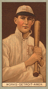 1912 Brown Backgrounds Red Cycle Ralph Works #204 Baseball Card