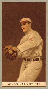 1912 Brown Backgrounds Red Cycle Ivey Wingo #200 Baseball Card