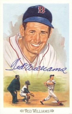 1989 Perez-Steele Celebration Postcard Ted Williams #43 Baseball Card