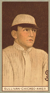 1912 Brown Backgrounds Red Cycle William Sullivan #179 Baseball Card