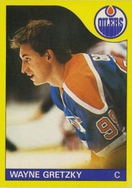 1985 O-Pee-Chee Box Bottoms Hand Cut Wayne Gretzky #G Hockey Card