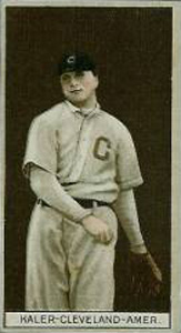 1912 Brown Backgrounds Red Cycle George Kaler #87 Baseball Card