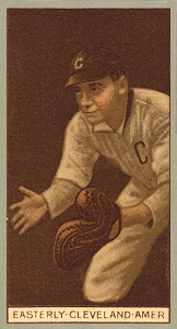 1912 Brown Backgrounds Red Cycle Ted Easterly #52 Baseball Card