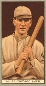 1912 Brown Backgrounds Red Cross G. Harris White #194 Baseball Card