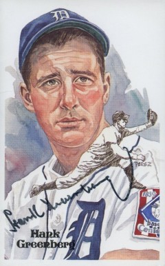 1980 Perez-Steele HOF Postcard Hank Greenberg #81 Baseball Card