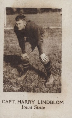 1925 Star Player Candy Harry Lindblom #20 Football Card