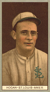 1912 Brown Backgrounds Red Cross William Hogan #82 Baseball Card
