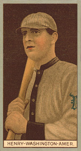 1912 Brown Backgrounds Red Cross John Henry #78 Baseball Card