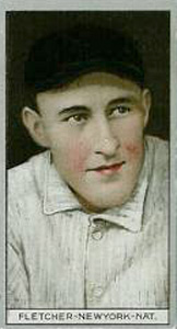 1912 Brown Backgrounds Red Cross Arthur Fletcher #60 Baseball Card