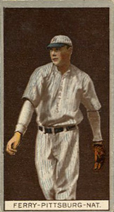 1912 Brown Backgrounds Red Cross John Ferry #57 Baseball Card