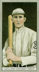 1912 Brown Backgrounds Red Cross John Collins #33 Baseball Card