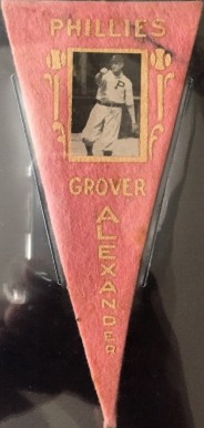 1916 Ferguson Bakery Felt Pennant Grover C. Alexander # Baseball Card