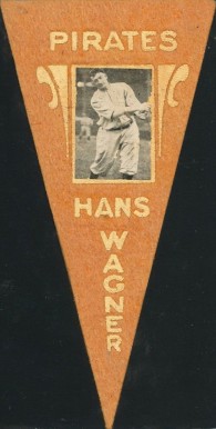 1916 Ferguson Bakery Felt Pennant Honus Wagner # Baseball Card