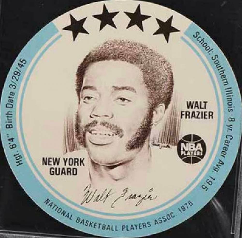 1976 Buckmans Discs Walt Frazier # Basketball Card