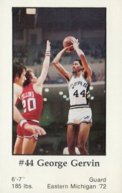 1979 Spurs Police George Gervin #44 Basketball Card