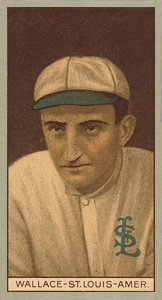 1912 Brown Backgrounds Broadleaf Robert Wallace #190 Baseball Card