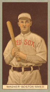 1912 Brown Backgrounds Broadleaf Heinie Wagner #188 Baseball Card