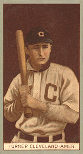 1912 Brown Backgrounds Broadleaf Terence Turner #185 Baseball Card