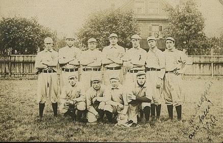 1907 Real Photo Postcard Philadelphia Athletics # Baseball Card