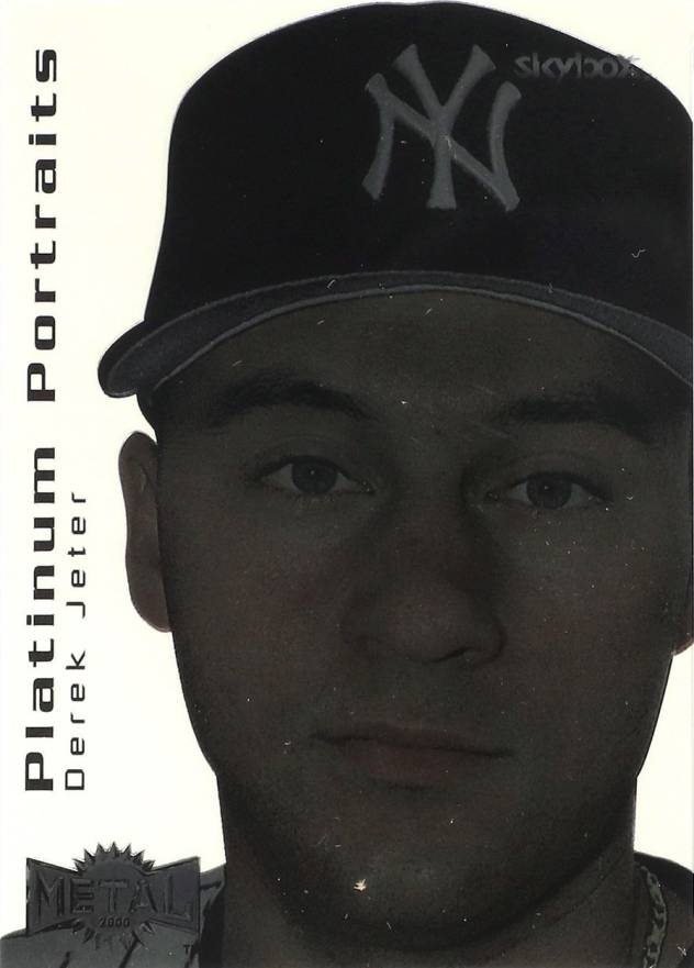 2000 Metal Platinum Portraits Derek Jeter #7 Baseball Card