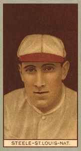 1912 Brown Backgrounds Broadleaf William Steele #174 Baseball Card