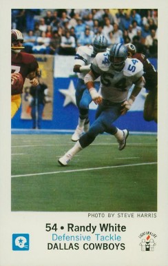 1979 Cowboys Police Randy White #54 Football Card