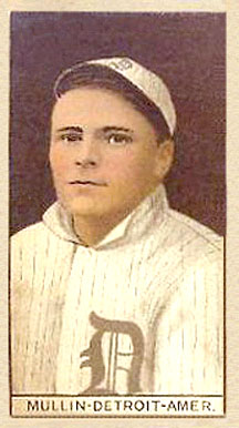 1912 Brown Backgrounds Broadleaf George Mullin #136 Baseball Card