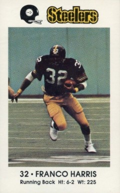 1981 Steelers Police Franco Harris #32 Football Card