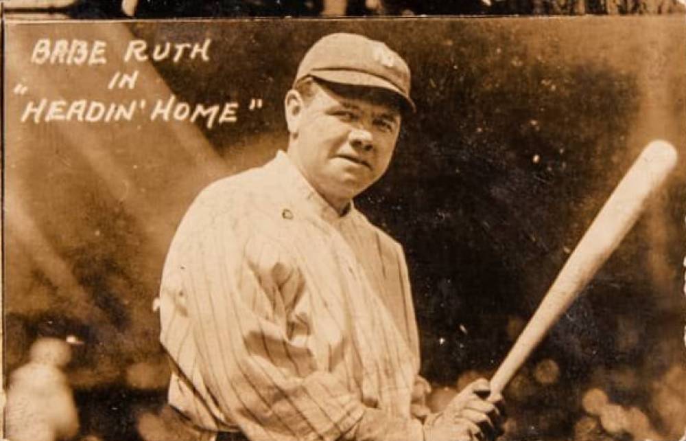 1920 Headin' Home Babe Ruth # Baseball Card