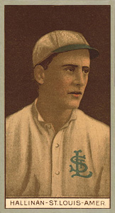 1912 Brown Backgrounds Broadleaf E.S. Hallinan #73 Baseball Card