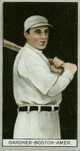 1912 Brown Backgrounds Broadleaf William Lawrence Gardner #64 Baseball Card