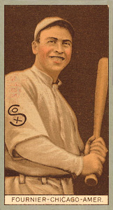 1912 Brown Backgrounds Broadleaf Jacques Fournier #61 Baseball Card