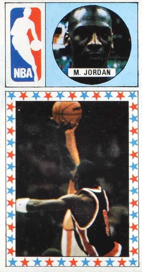 1986 Merchante Spanish Michael Jordan #163 Basketball Card
