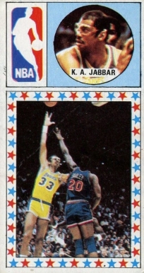 1986 Merchante Spanish Kareem Abdul-Jabbar #162 Basketball Card
