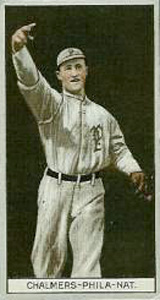 1912 Brown Backgrounds Broadleaf George Chalmers #28 Baseball Card