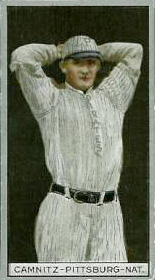 1912 Brown Backgrounds Broadleaf Howard Camnitz #25 Baseball Card