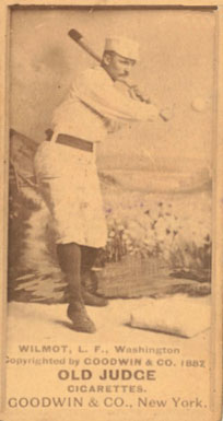 1887 Old Judge Wilmot, L.F., Washington #504-1a Baseball Card