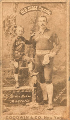 1887 Old Judge Williie Hahn "Mascotte", Williamson #512-7a Baseball Card