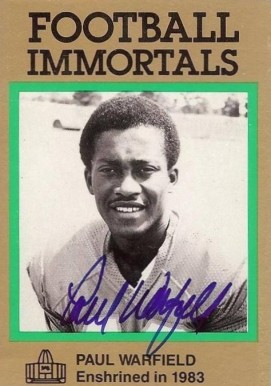 1985 Football Immortals Paul Warfield #123 Football Card