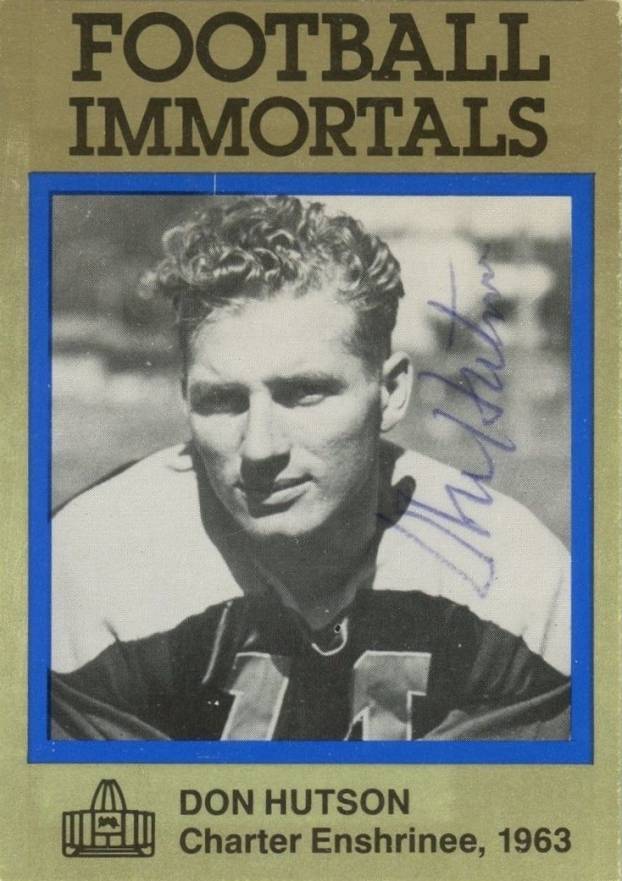 1985 Football Immortals Don Hutson #59 Football Card