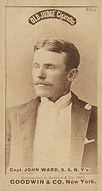 1887 Old Judge Capt. John Ward, S.S. N.Y's. #478-1a Baseball Card